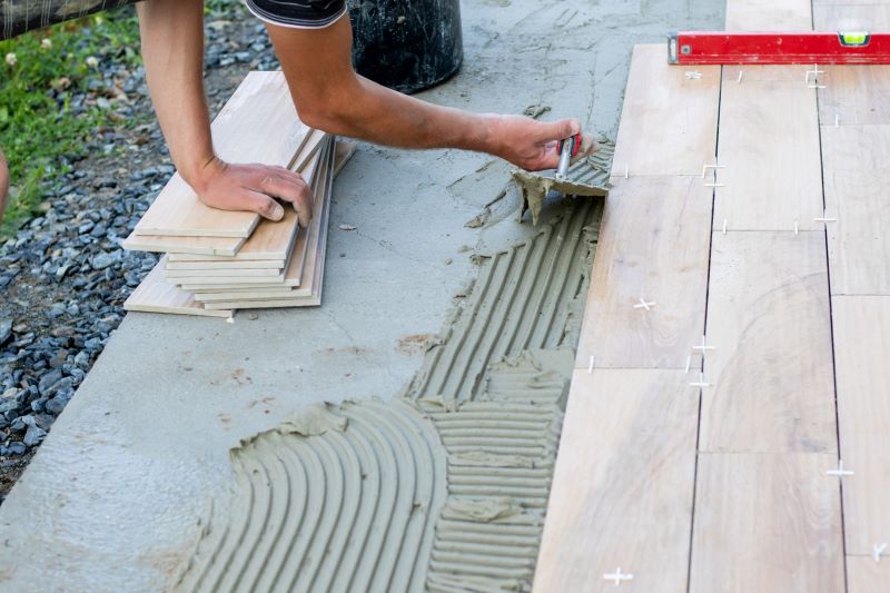 pose carrelage extérieure sur chape béton