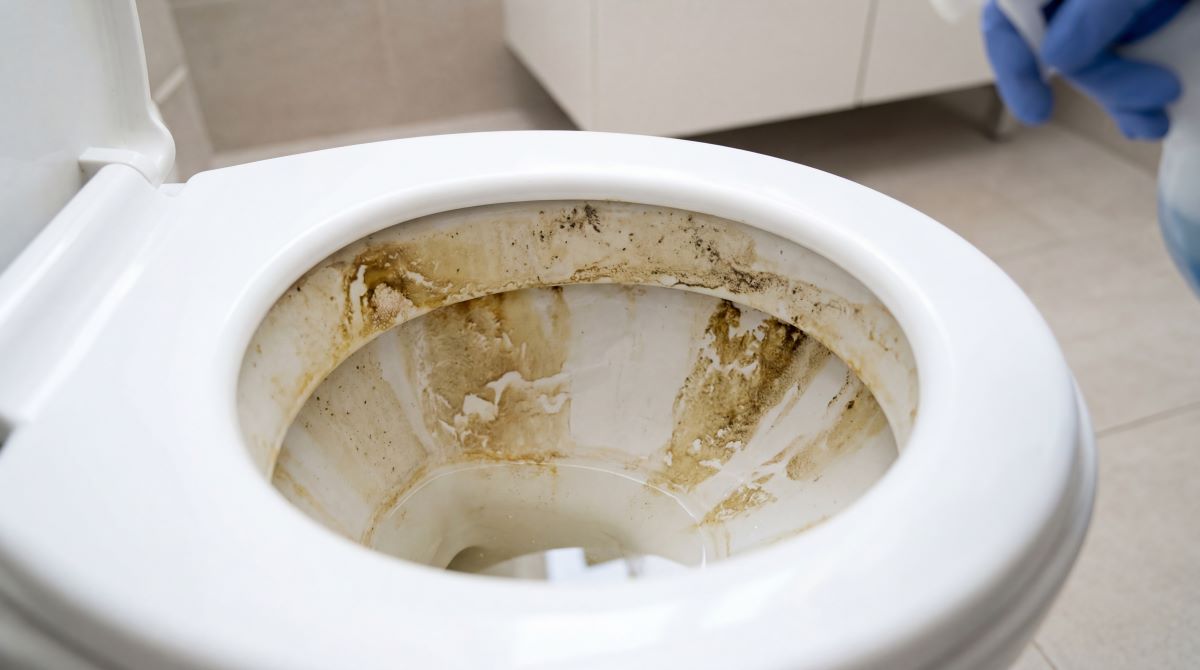 cuvette toilette entartré