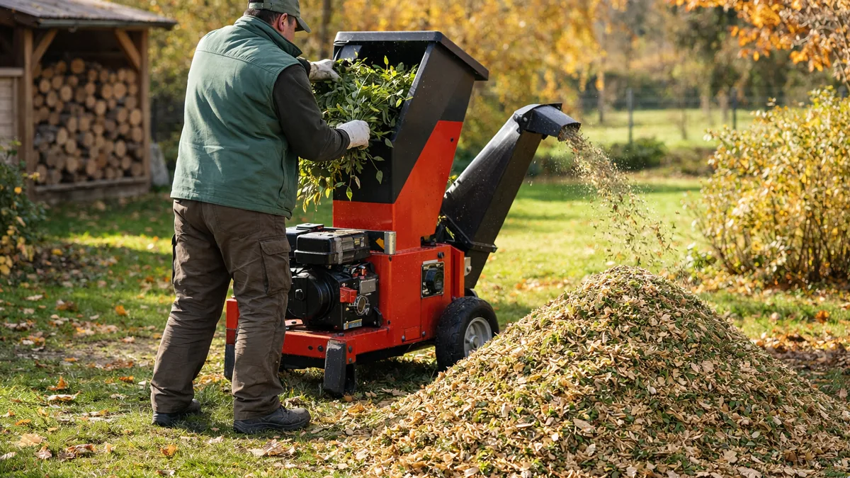 Quel broyeur adapté à la production de BRF au jardin